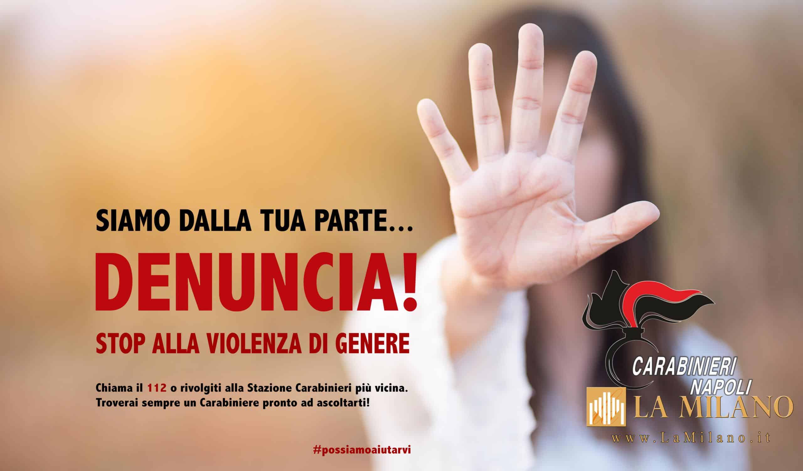 Ercolano, calci e botte alla moglie “colpevole di esistere”: arrestato 63enne per violenza di genere