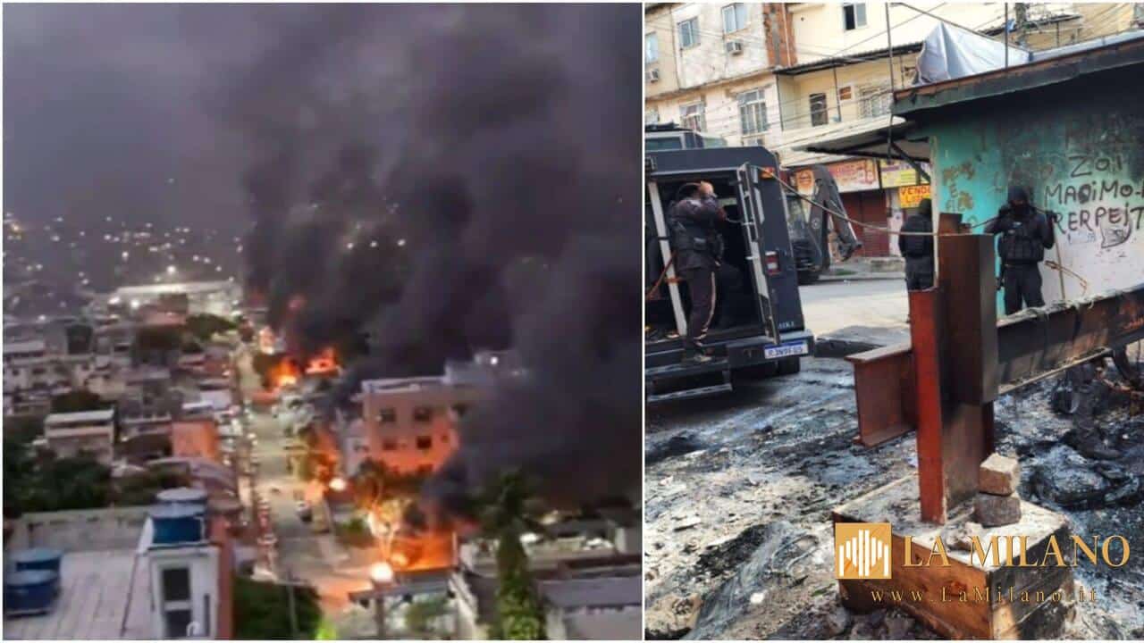 Rio de Janeiro: 64 morti e 81 arresti in una maxi operazione anti Narcos