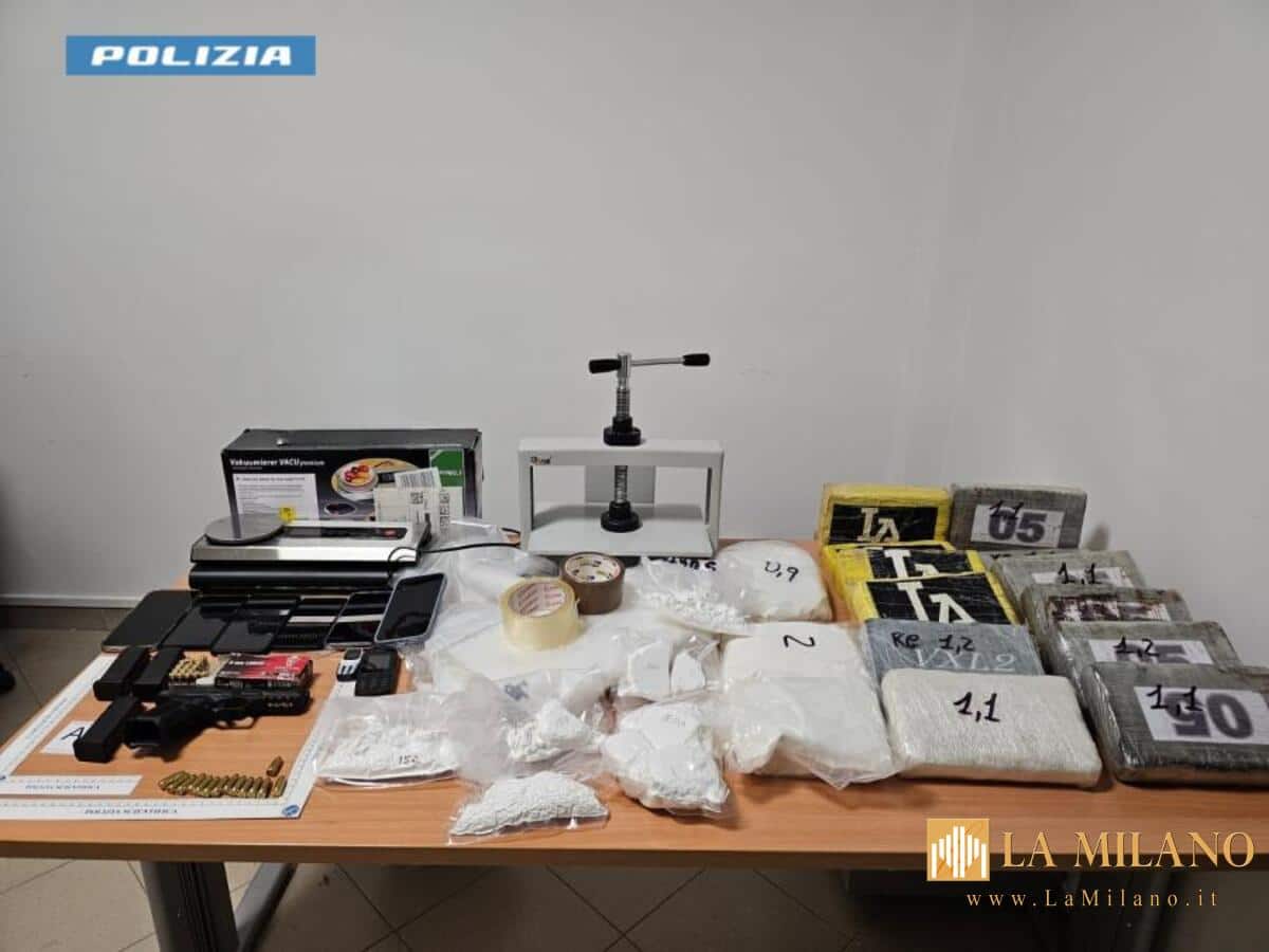 Maxi operazione antidroga in Puglia: sequestrati 17 chili di cocaina, armi e arrestati due trafficanti