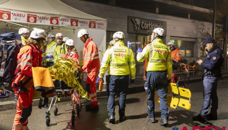 Milano, AREU guida la maxi esercitazione nel Passante: 24 feriti simulati e un PMA operativo in pochi minuti
