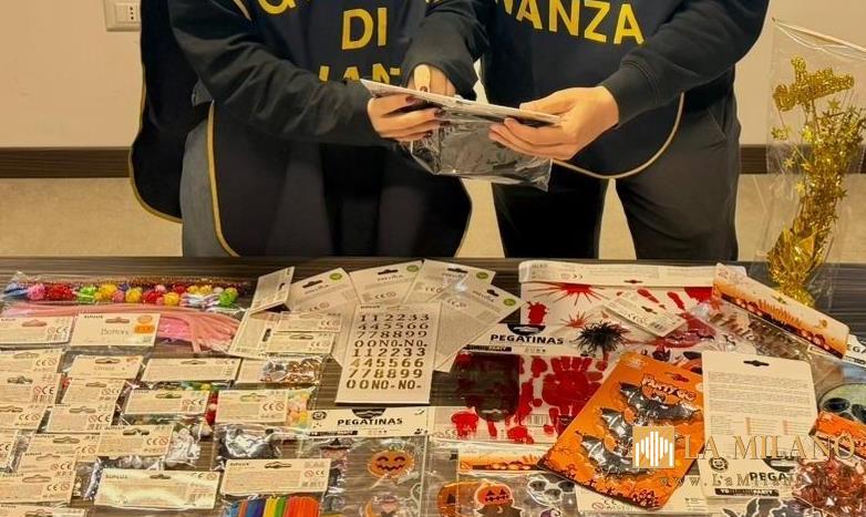 Milano, maxi sequestro della Guardia di Finanza: oltre 118 mila articoli di Halloween ritirati dal mercato