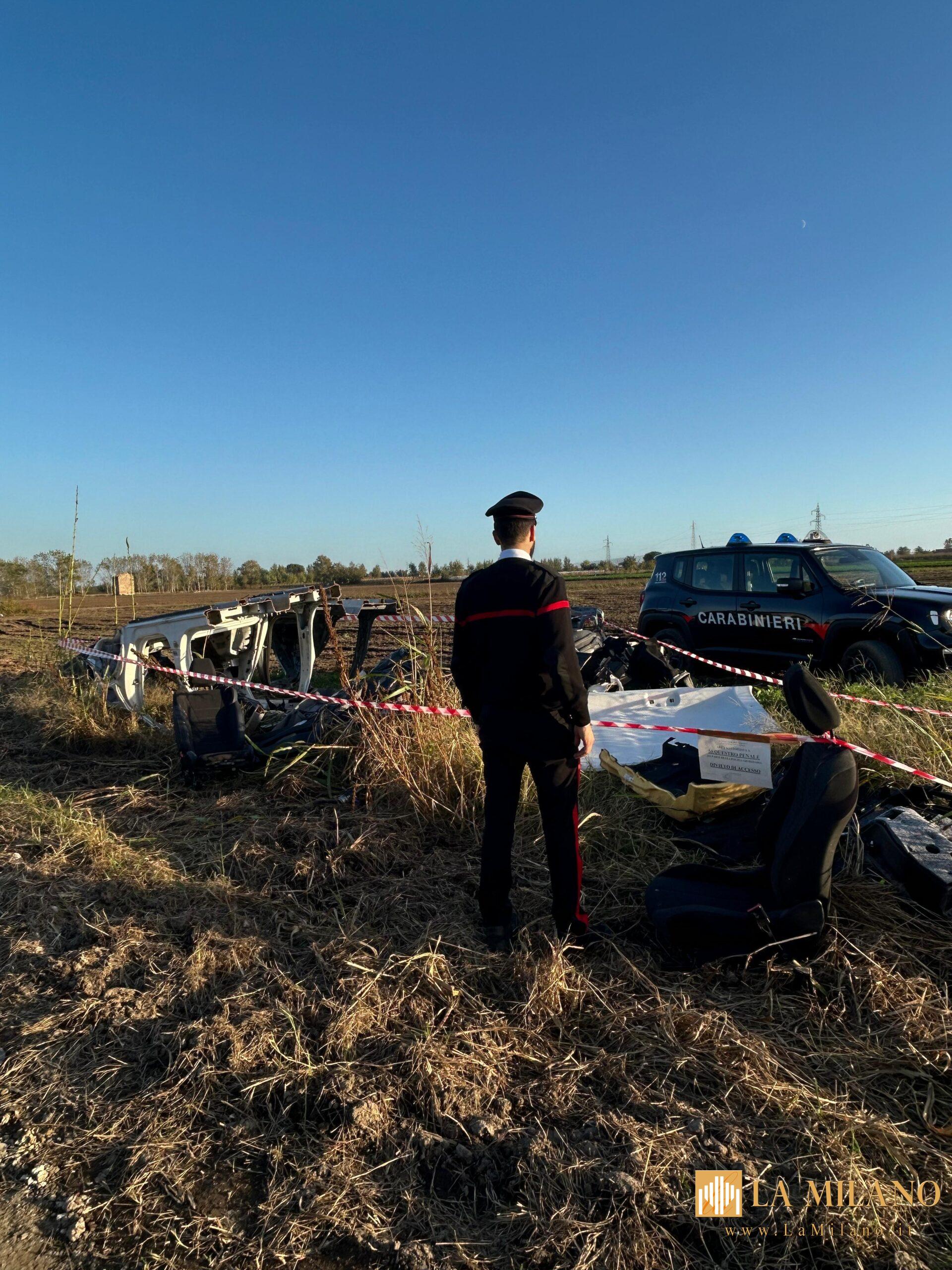 Terra dei Fuochi: maxi operazione dei Carabinieri di Mondragone. Sequestrate 6 aree abusive e 4 persone denunciate