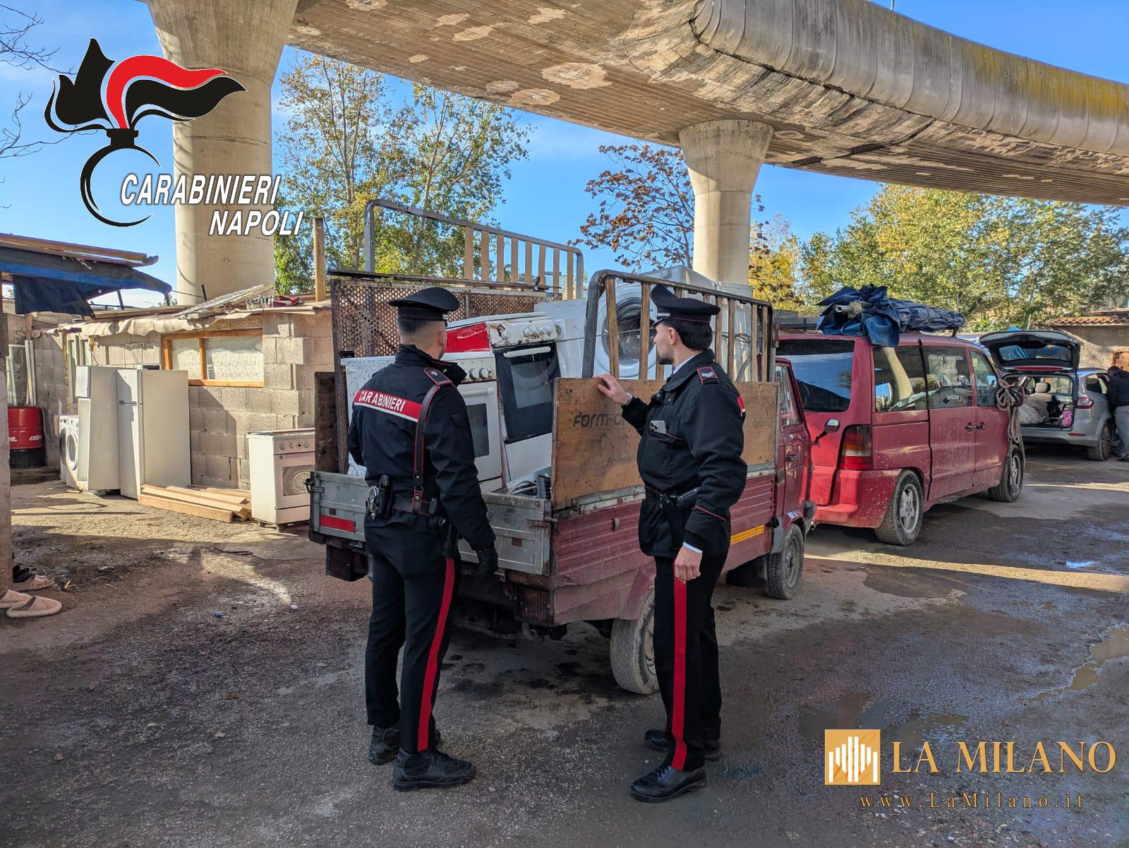 Napoli: controlli nei campi rom, sequestri e denunce.