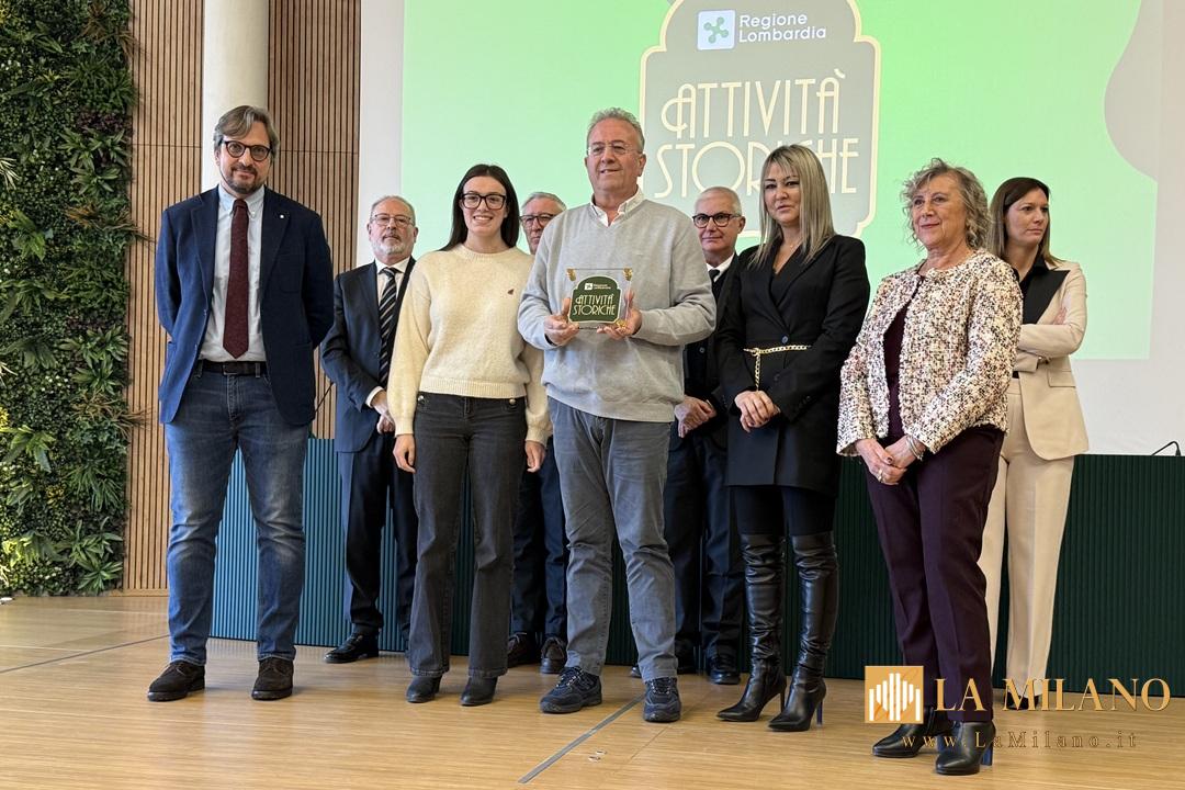 Monza: Regione Lombardia premia 61 nuove attività storiche della provincia