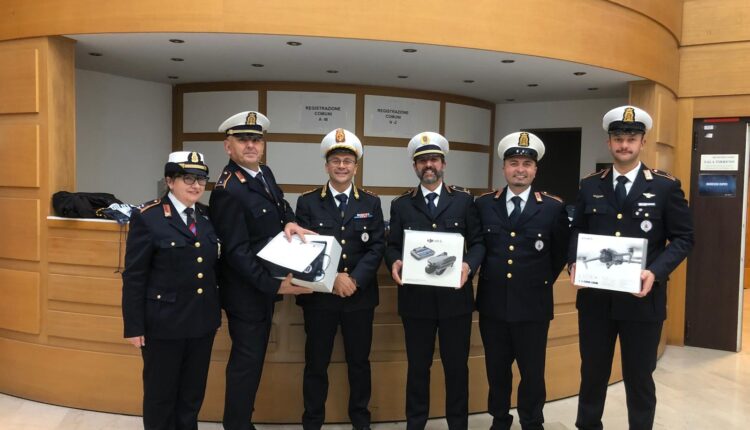 Frosinone, 5 agenti della Polizia Locale abilitati come piloti di droni
