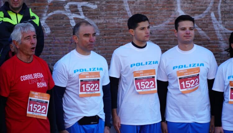 Roma, giornata contro la violenza sulle donne: la Polizia di Stato corre per la sensibilizzazione con “CorriLibera”