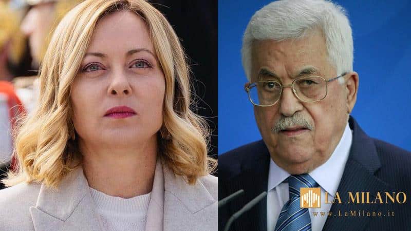 Meloni incontra Mahmoud Abbas a Palazzo Chigi: sul tavolo cessate il fuoco, ricostruzione di Gaza e percorso politico verso i due Stati