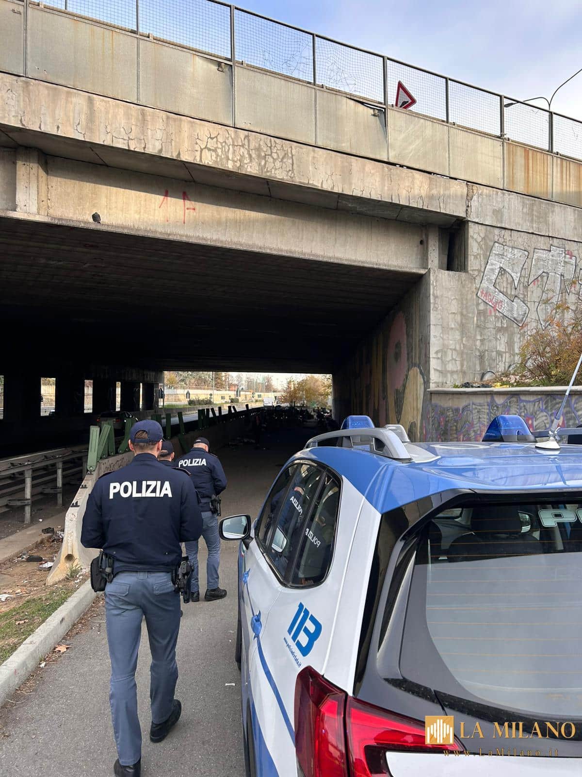 Torino, controlli “Alto Impatto” nel sottopasso di Corso Venezia: allontanate 7 persone e avviata maxi bonifica