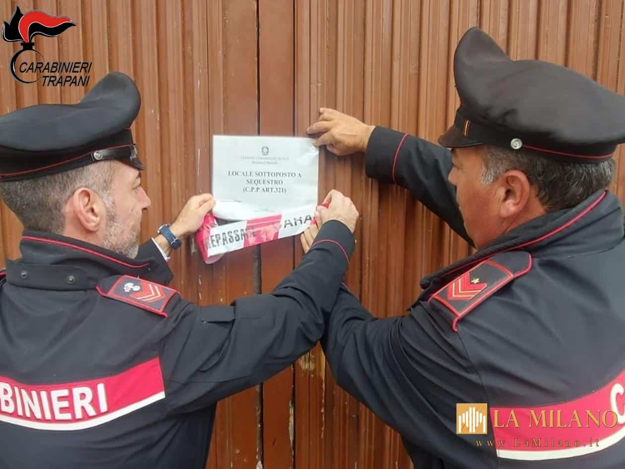 Castelvetrano: arrestato 47enne per detenzione ai fini di spaccio, scoperta officina abusiva