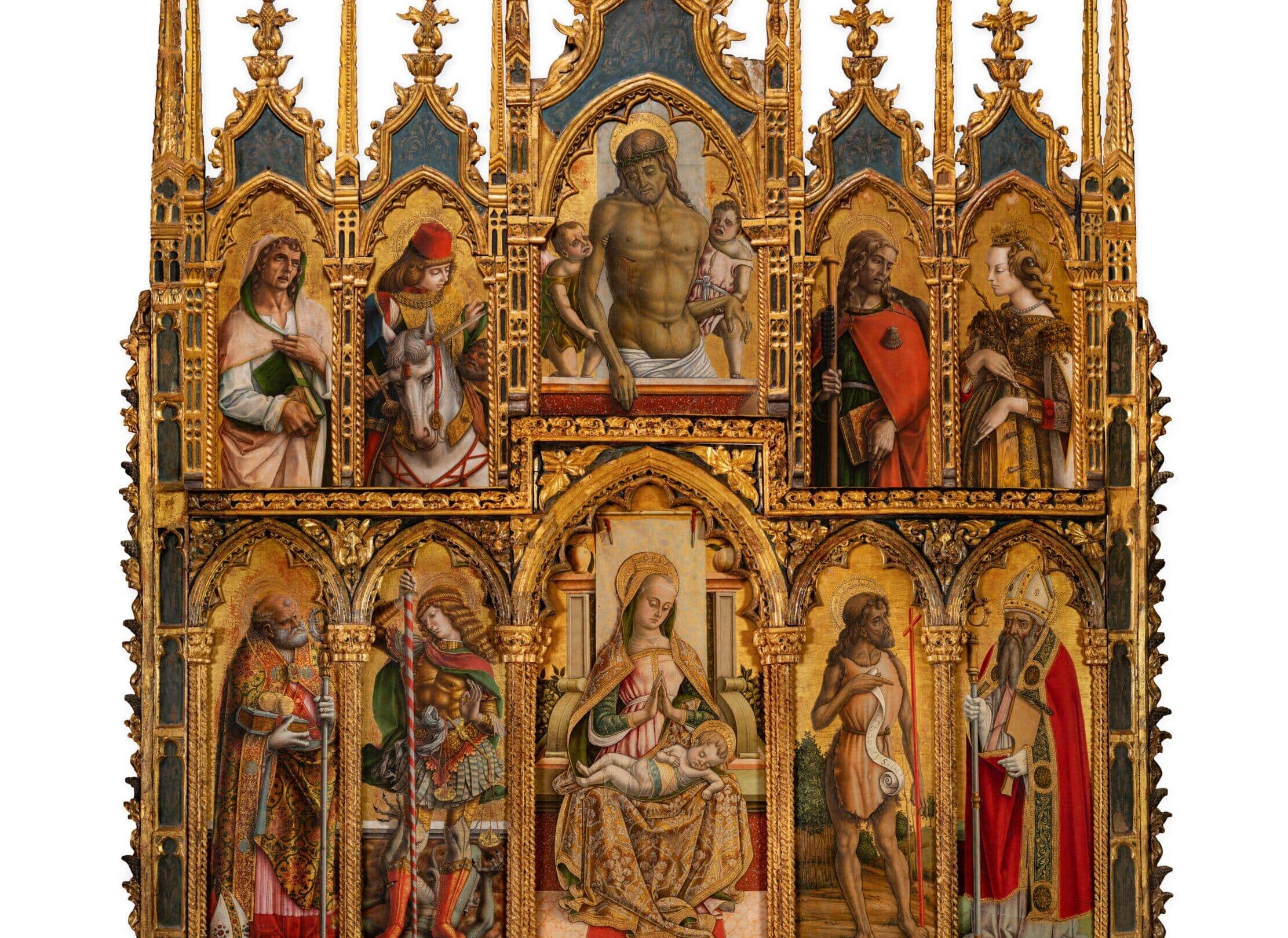 Milano inaugura la Mostra di Natale 2025 a Palazzo Marino: in esposizione il Polittico di Monte San Martino dei fratelli Crivelli