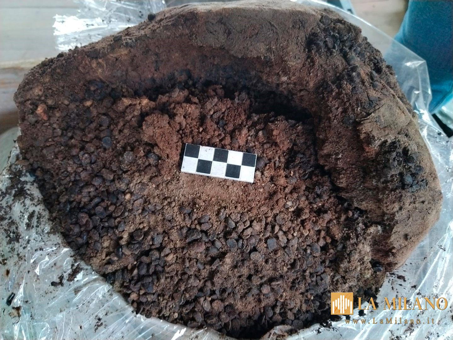 Pompei, nuove scoperte a Civita Giuliana: gli schiavi meglio nutriti dei “liberi”. Ritrovate fave, frutta e oggetti del lavoro servile