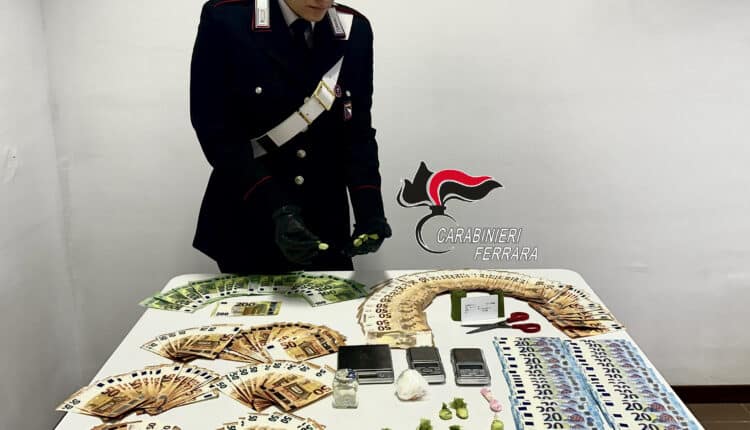 Copparo, cocaina pronta per il Natale: coppia insospettabile arrestata dai Carabinieri.