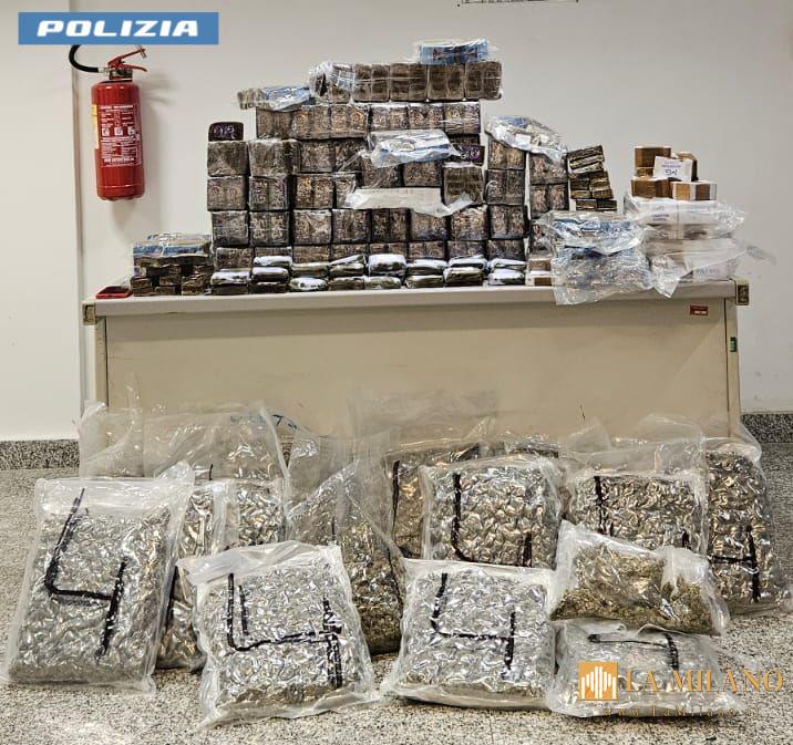 Roma, maxi sequestro di droga alla vigilia delle feste: oltre 115 chili di stupefacenti tolti dal mercato.