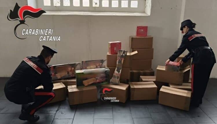 Catania, rapina tra minori a Randazzo e maxi-sequestro di fuochi illegali