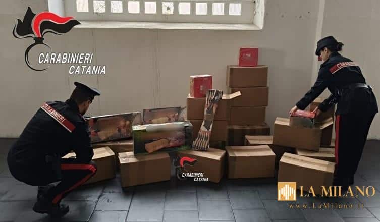 Catania, rapina tra minori a Randazzo e maxi-sequestro di fuochi illegali