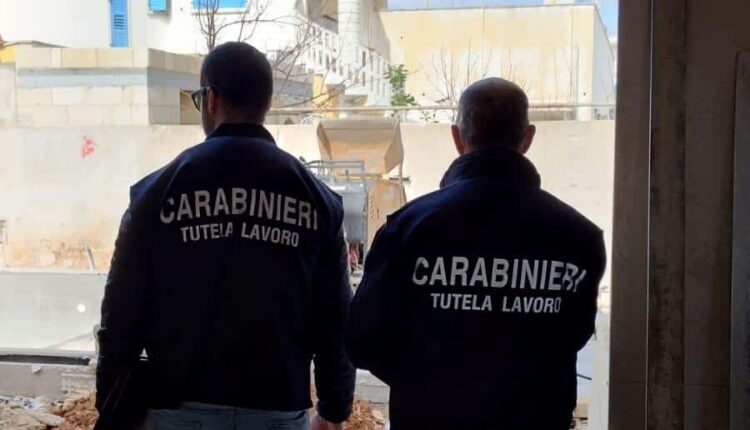 Lecce: controlli sul lavoro sommerso, 16 sospensioni e 40 denunce.