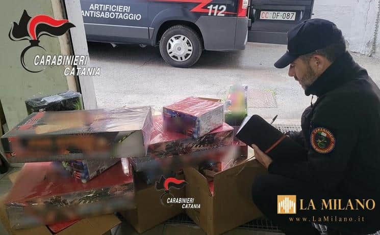 Catania, rapina tra minori a Randazzo e maxi-sequestro di fuochi illegali