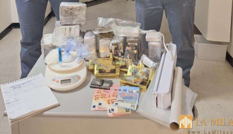 Roma: arrestato corriere della droga con hashish nascosto nel caffè.