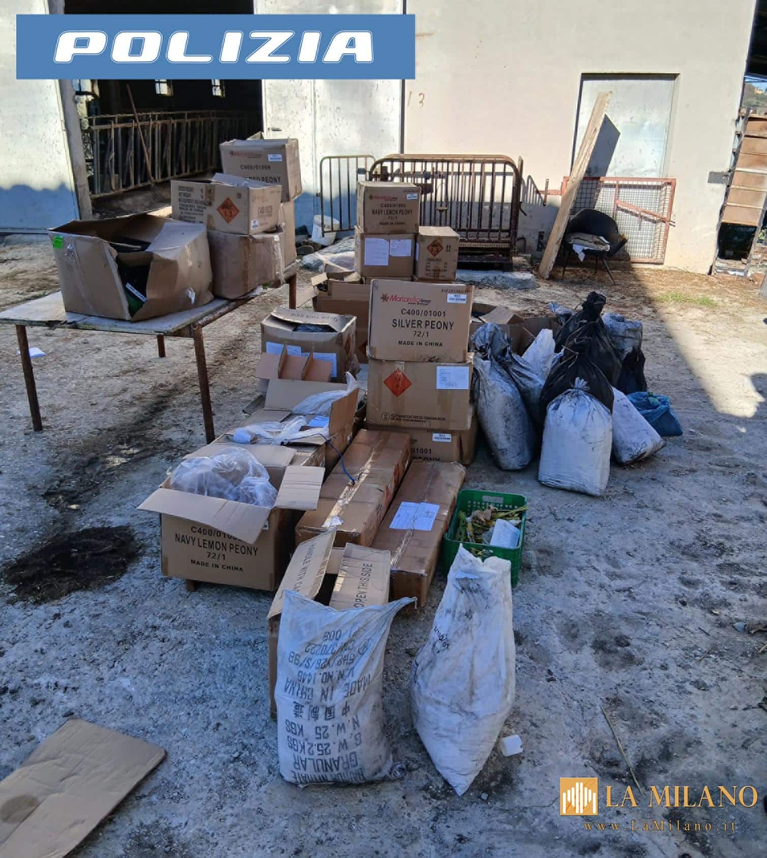 Martinsicuro, maxi sequestro di botti illegali: oltre 240 kg di materiale pirotecnico fuori legge