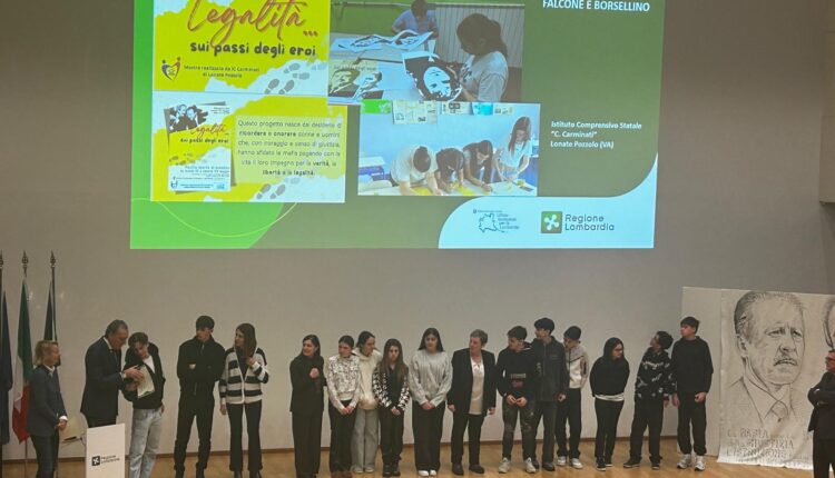 Regione Lombardia premia il Gadda di Paderno Dugnano: consegnate le borse di studio “Falcone e Borsellino”