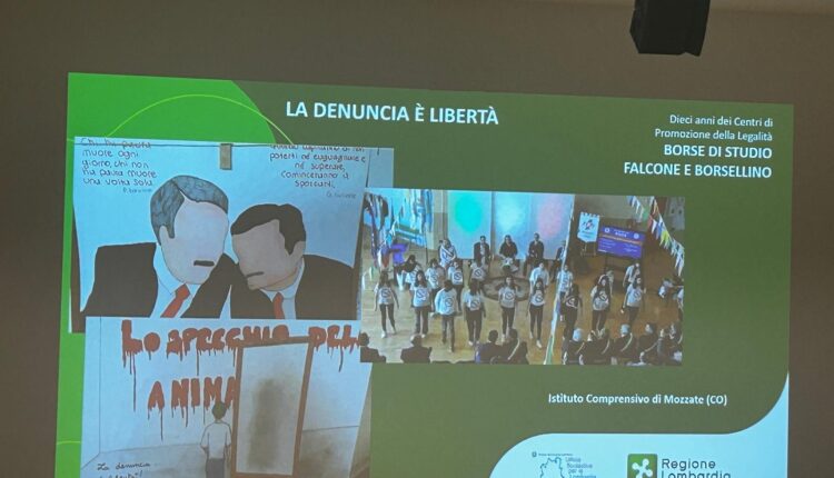 Regione Lombardia premia il Gadda di Paderno Dugnano: consegnate le borse di studio “Falcone e Borsellino”