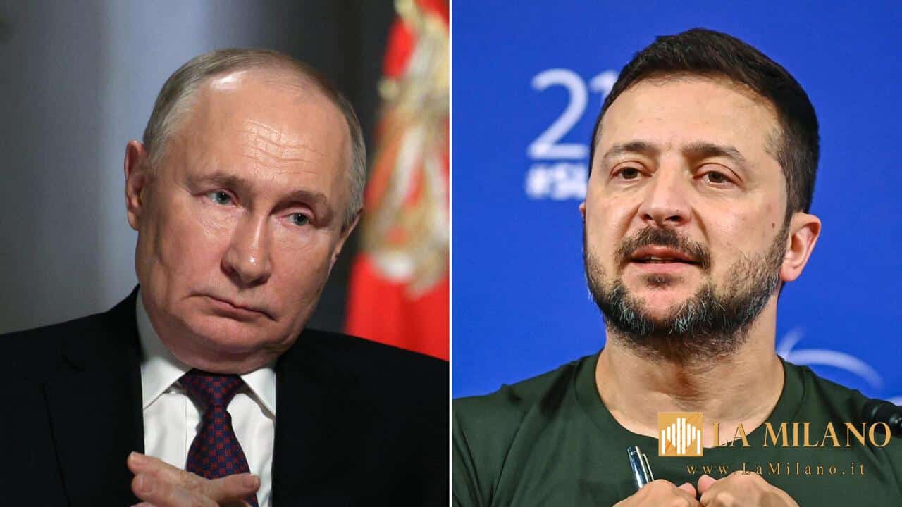 Mosca detta le condizioni: “Donbass alla Russia, via le truppe ucraine”. Trump intensifica il pressing mentre i leader europei si riuniscono con l’inviato Witkoff a Berlino.