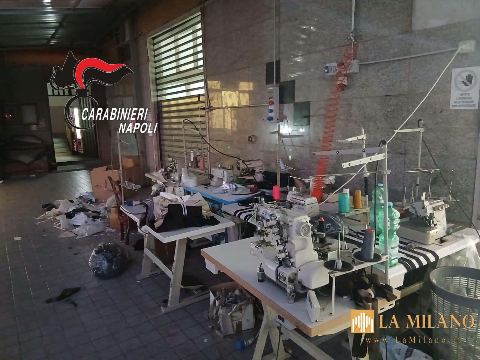 San Gennaro Vesuviano: operai stipati in palazzina-opificio abusiva, 11 denunce.