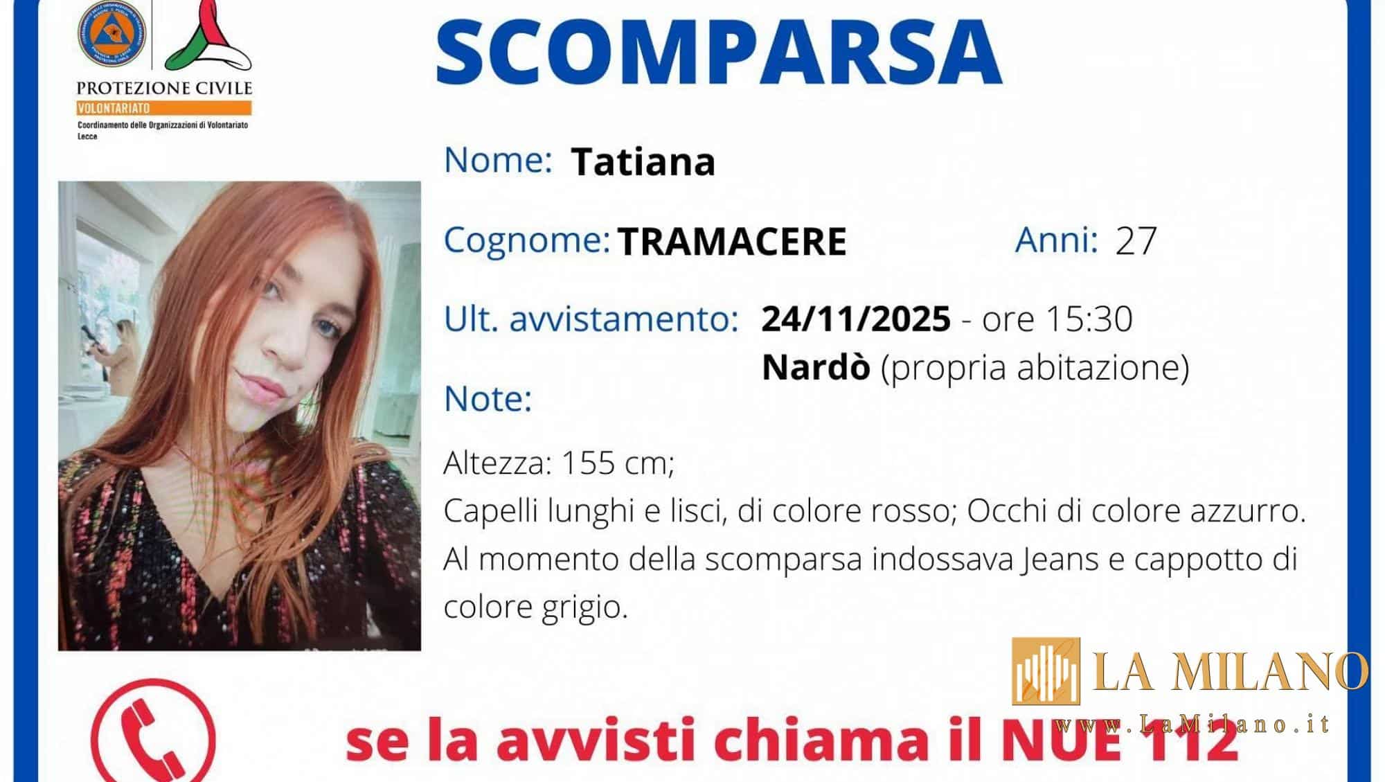 Tatiana Tramacere, la scomparsa inspiegabile della 27enne di Nardò: un caso che diventa sempre più oscuro.