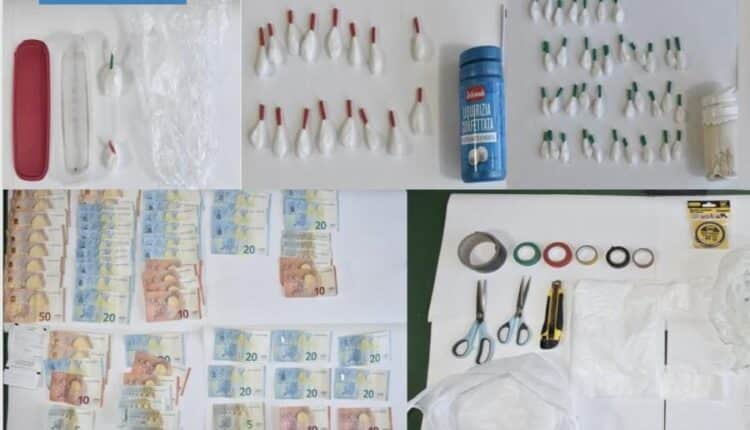 Controlli della Polizia di Stato a Brindisi con sequestro di cocaina e hashish durante una perquisizione domiciliare