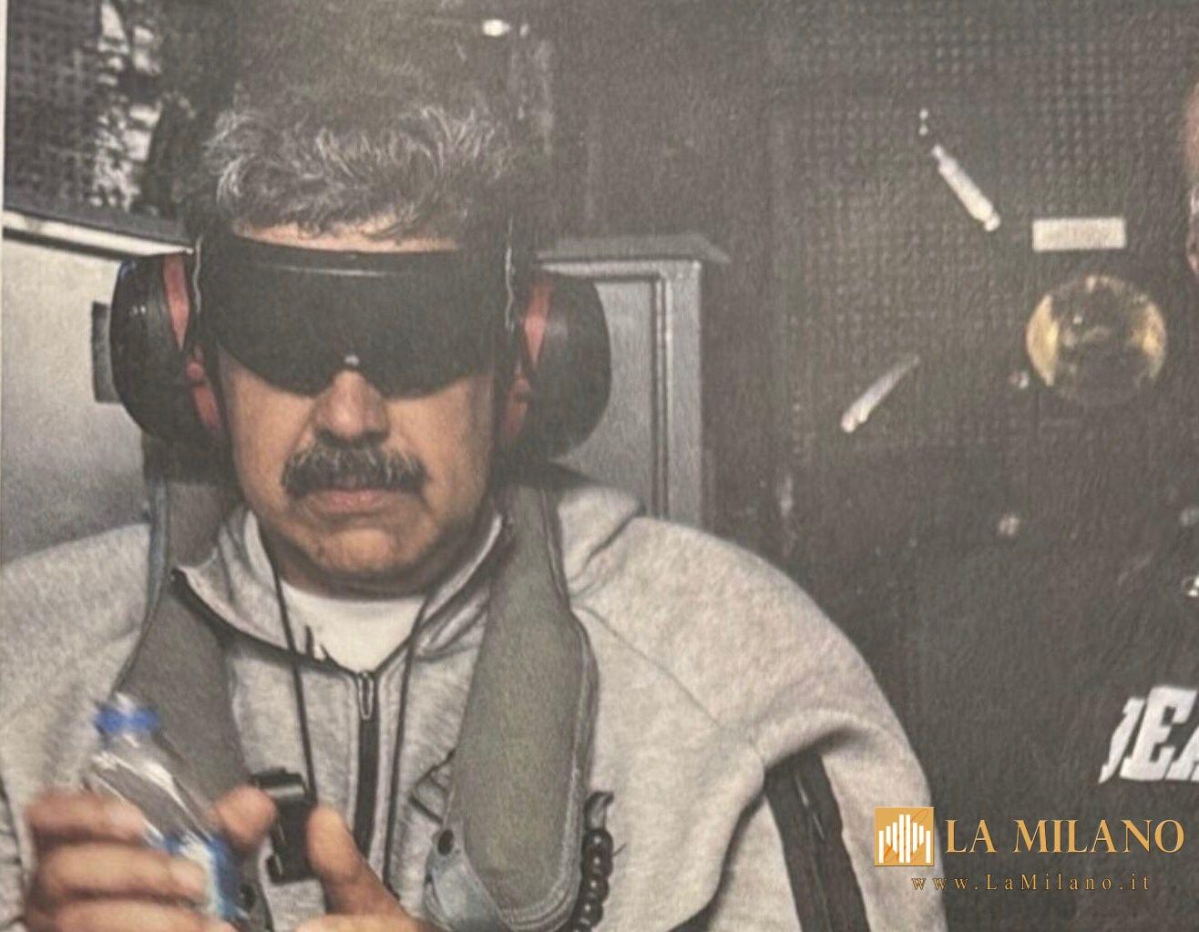 Maduro dopo la catturato dalle forze speciali USA